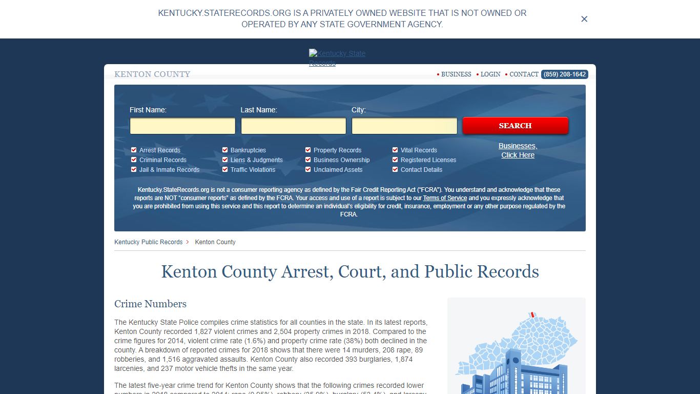 Kenton County Arrest, Court, and Public Records